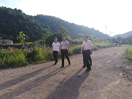 赴憑祥市華夏龜谷旅游度假區(qū)現場考察