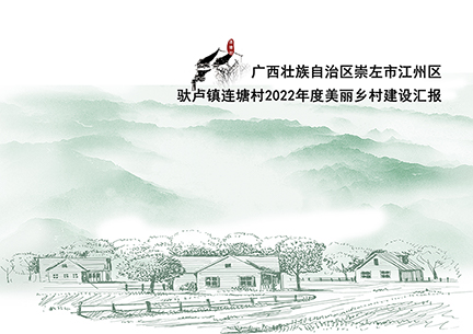 廣西崇左市江州區(qū)馱盧鎮(zhèn)連塘村2022年度美麗鄉(xiāng)村建設(shè)項目建議書